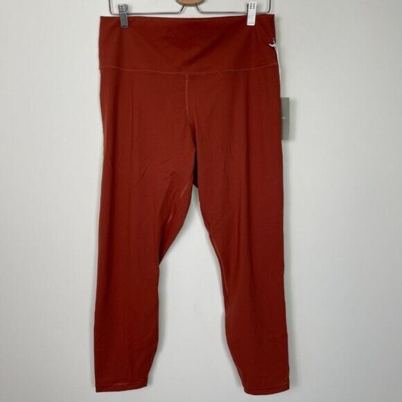 Everlane The Perform High Rise Legging ReNew Ankle Brandy Rose Plus Size XXL - Picture 2 of 9